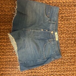 Reformation Women's Blue Denim Shorts